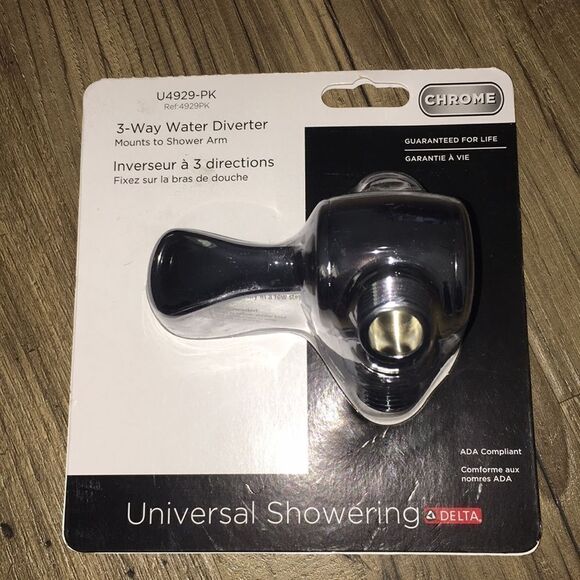 Universal 3-way water diverter for shower home - Picture 1 of 3